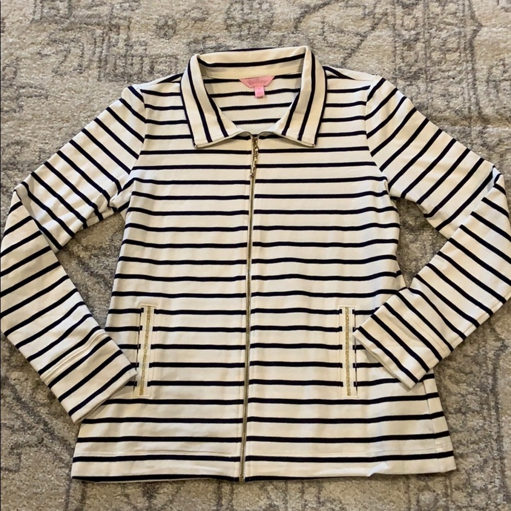 Lilly Pulitzer Zip Up Jacket